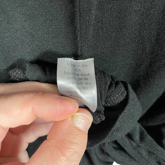 Michael Stars Russo Relaxed Fit Batwing Sleeve Top in Black One Size - Picture 11 of 12